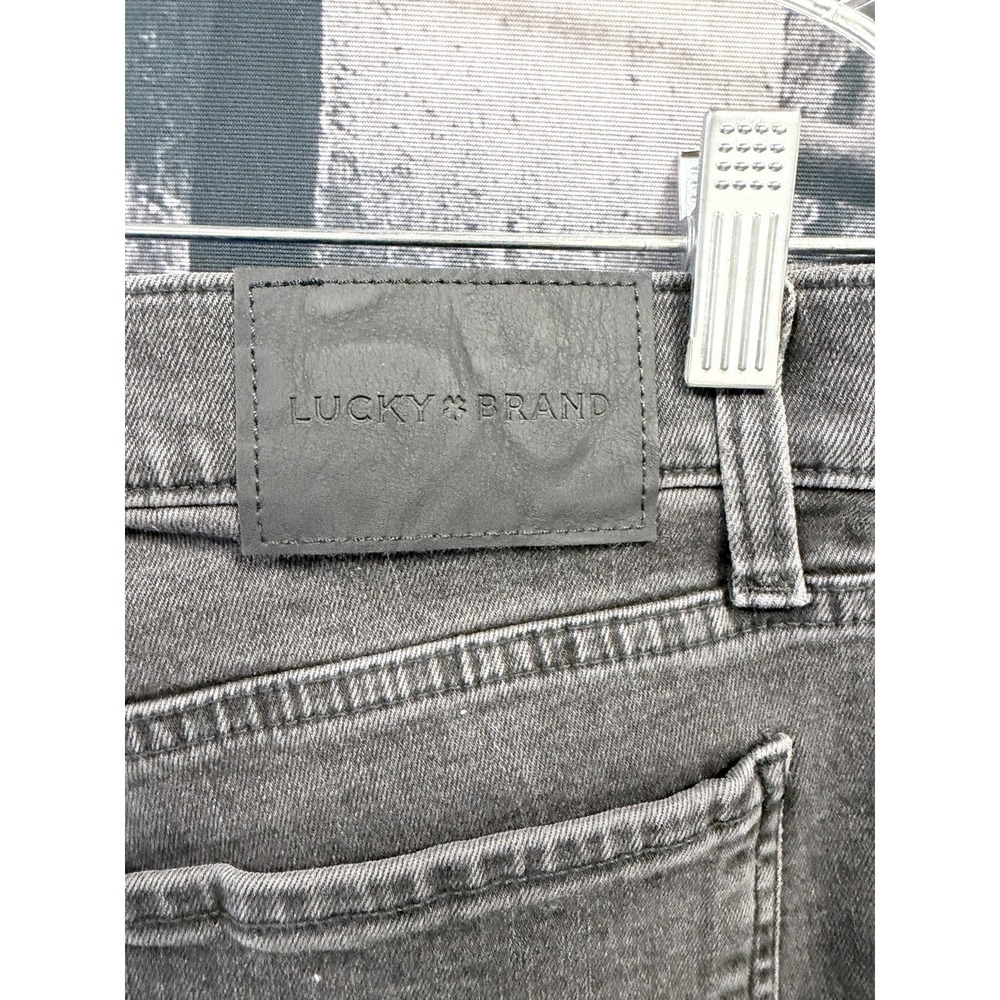 Lucky Brand Stevie Mid Rise Flare Jeans Women's 6/28 Black Stretch Denim EUC - Picture 8 of 16